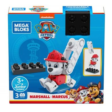 Mega Bloks, Paw Patrol, set de constructie Marshall, 3 piese