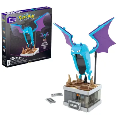 MEGA Pokemon, Mini Motion Golbat, set de constructie, 318 piese