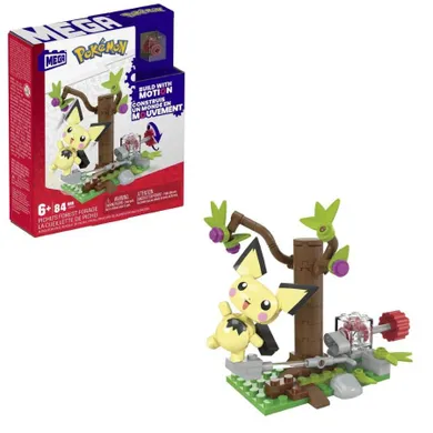 MEGA Pokemon, Pichu's Forest Forage, set de constructie, 84 piese