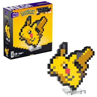 MEGA Pokemon, Pikachu, set de constructie, 400 piese