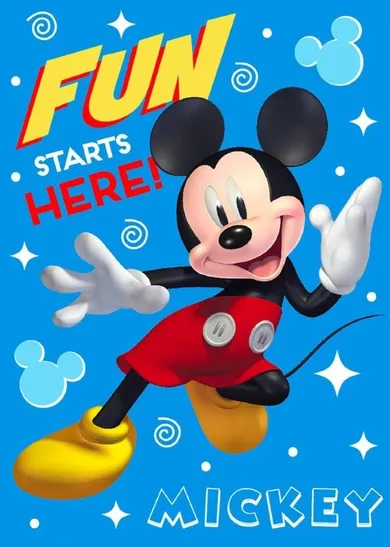 Mickey Mouse, patura din fleece, 100-140 cm