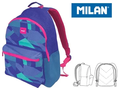 Milan, Knit, rucsac pentru scoala, violet