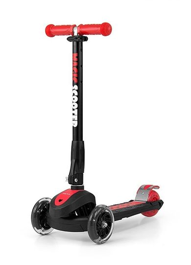 Milly Mally, Scooter Magic, trotineta cu 3 roti, Red-Black