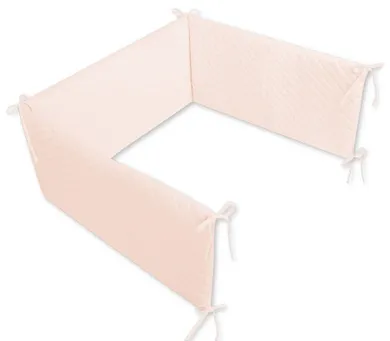 MimiNu, aparatori pentru patut, catifea matlasata, magnolie, 30-180 cm