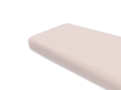 MimiNu, cearceaf cu elastic, jersey, roz, 160-80 cm