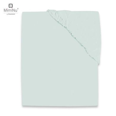 MimiNu, cearceaf jersey cu elastic, menta verde, 60-120 cm