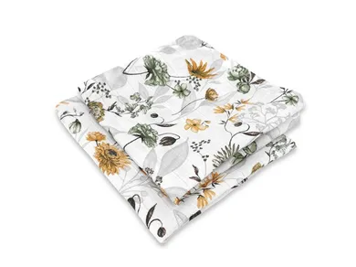 MimiNu, Duo, Botanica, scutec din muselina, 30-30 cm, 2 buc.