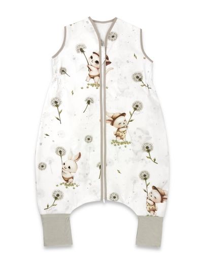 MimiNu, Flo, Pisici, sac de dormit subtire de vara cu picioare, 51-87 cm