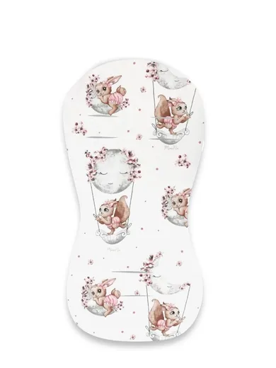 MimiNu, Lili, insertie universal pentru carucior, bumbac, roz