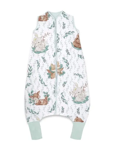 MimiNu, Lulu Natural, sac de dormit cu picioare, TOG 2.5, marime M, 2-6 ani