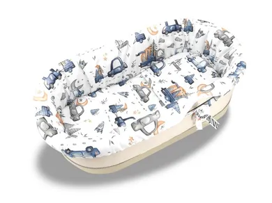 MimiNu, Masini Albastre, set protectie universal pentru gondola, cos de Moses