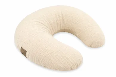 MimiNu, perna de alaptare cu fermoar, muselina, bej, 155 cm