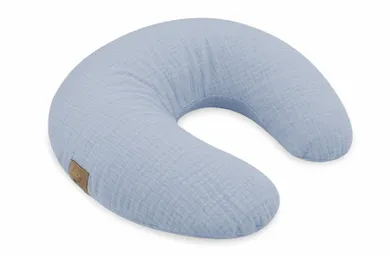 MimiNu, perna de alaptare cu fermoar, muselina, denim, 155 cm