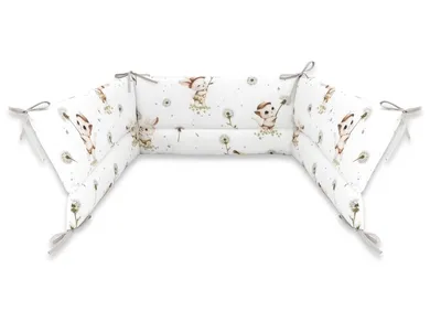 MimiNu, Pisici, aparatori pentru patut din bumbac, 180-30 cm