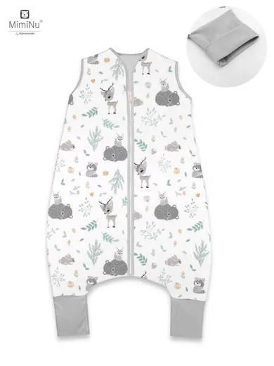 MimiNu, Prieteni de padure, sac de dormit cu picioare, caldurosi, TOG 2.5