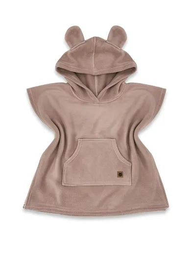 MimiNu, prosop tip poncho, din bambus, mokka, 1-4 ani, marime S, 49-51 cm