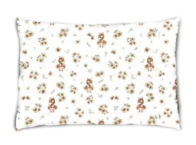 MimiNu, Ratuci, fata de perna, din bumbac, bej, 60-40 cm