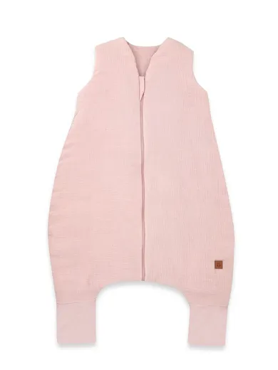 MimiNu, sac de dormit cu picioare, calduros, muselina, TOG 2.5, marime S, 1-2,5 ani, roz