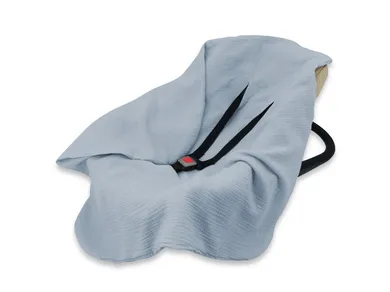 MimiNu, scutec din muselina, denim, 75-75 cm