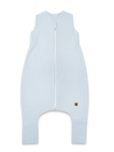 MimiNu, Soft, Flo, sac de dormit cu picioare, baby blue, TOG 0.5-1, marime S, 1-2.5 ani