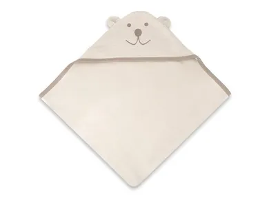 MimiNu, Ursulet, halat de baie, din bambus, bej, 100-100 cm