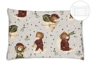 MimiNu, Ursulet pe luna, perna cu fata de perna, 40-60 cm