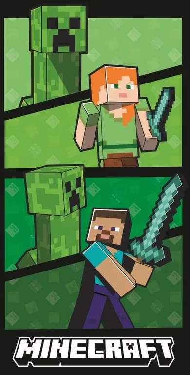 Minecraft, prosop de plaia, 70-140 cm