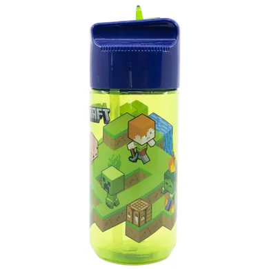 Minecraft, sticla de apa din plastic, ecozen, 430 ml