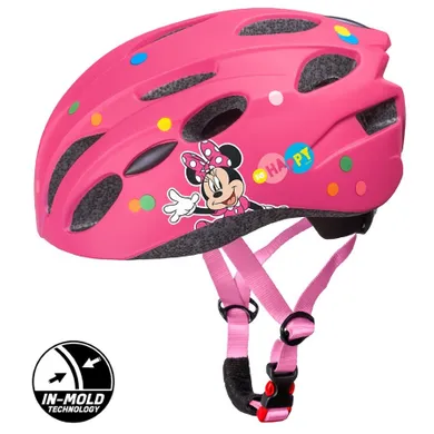 Minnie Mouse, casca de bicicleta, in-mold, pink, 52-56 cm
