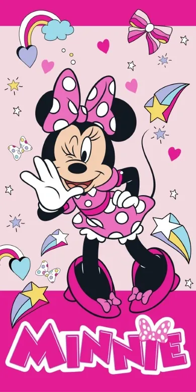 Minnie Mouse, prosop de baie, 70-140 cm