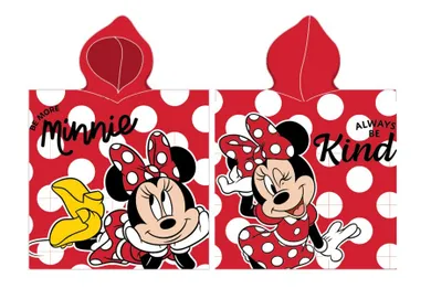 Minnie Mouse, prosop tip poncho, cu gluga, 55-110 cm
