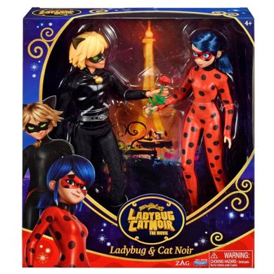 Miraculous: Buburuza si Pisica Neagra, set de papusi