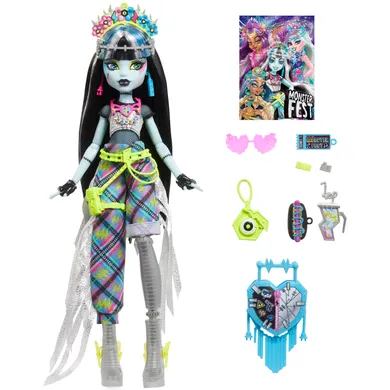 Monster High, Monster Fest, papusa Frankie Stein cu accesorii