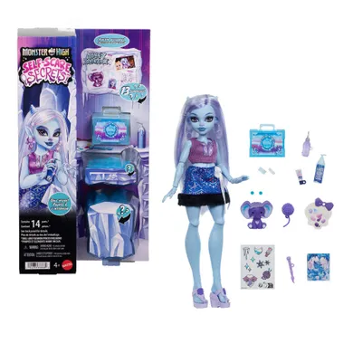 Monster High, Self-Scare Secrets, Abbey Bominable, papusa si accesorii