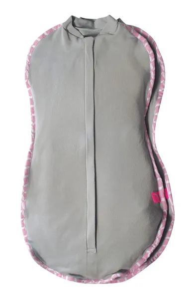 Motherhood, Invelitoare Zip&Swaddle masura 1 (2,5-5kg), Grey/Pink Classics