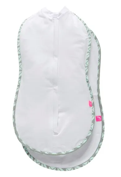 Motherhood, Invelitoarea Zip&Swaddle masura 1 (2,5-5kg), 2 buc., Mint Boats