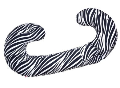 Motherhood, Perna multifunctionala Sleepy-C - fata de perna, Blue Zebra