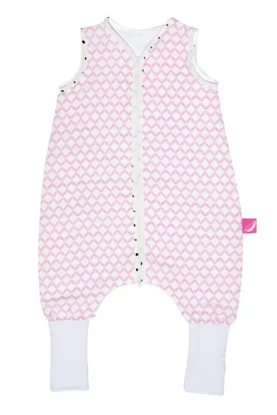 Motherhood, Sac de dormit din muselina, cu craci, 1-1,5 ani, Pink Classics
