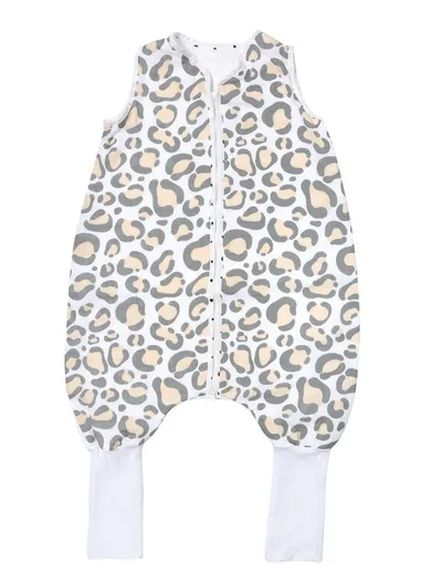Motherhood, Sac de dormit din muselina, cu craci, 1-1,5 ani, Salmon Leopardus