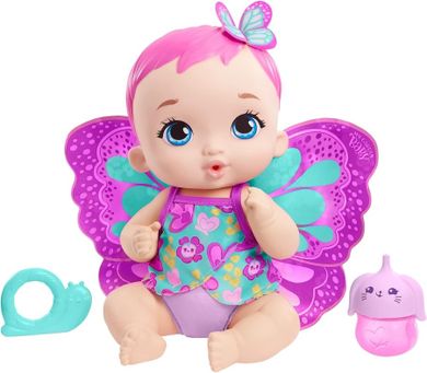 My Garden Baby, Feed & Change Baby Butterfly, Papusa Fluture cu accesorii