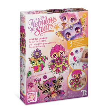 Nebulous Stars, decoratiuni de pictat pentru geam, 3 buc.