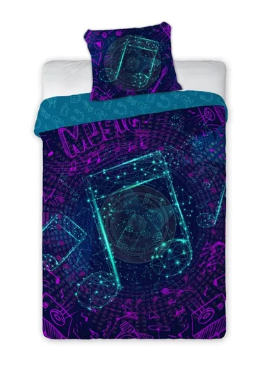 Note, Fluo, set lenjerie de pat single, 140-200 cm