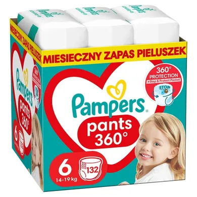 Pampers Pants, scutece-chilotel marimea 6, 14-19 kg, 132 buc.