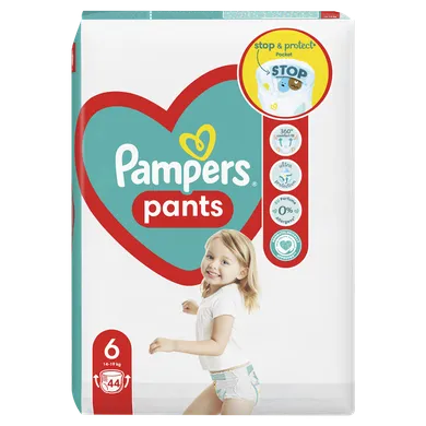 Pampers Pants, scutece-chilotel marimea 6, 14-19 kg, 44 buc.