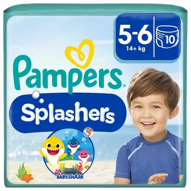 Pampers Splashers, scutece-chilotel pentru apa marimea 5-6, 14 kg+, 10 buc.