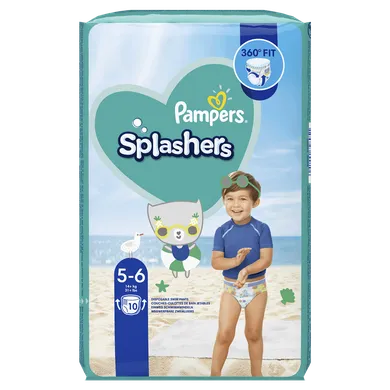 Pampers Splashers, scutece-chilotel pentru apa marimea 5-6, 14 kg+, 10 buc.