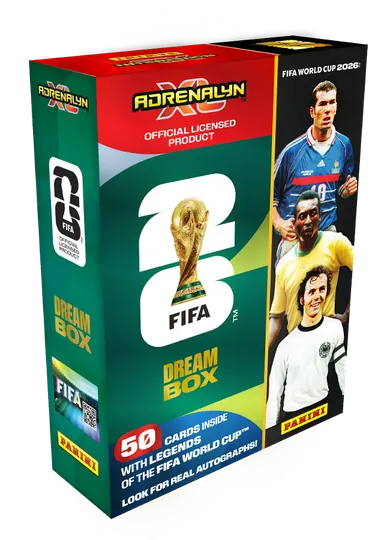 Panini, Cupa Mondiala FIFA 2026, Adrenalyn XL, Dream Box cu carti de colectie