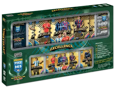Panini, FIFA 365, Adrenalyn XL 2026, Excellence Box, carti de colectie