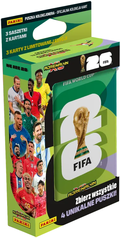 Panini, FIFA World Cup, Adrenalyn XL 2026, cutie mini cu carti de colectie, 1 buc.