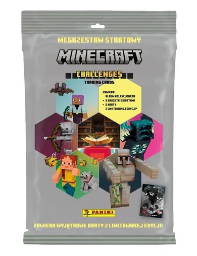 Panini, Minecraft, set de start, album de colectie cu carduri de colectie